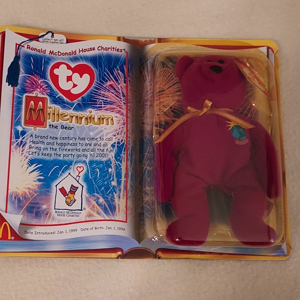 Mcdonalds Ty Beanie Baby Millenium the Bear